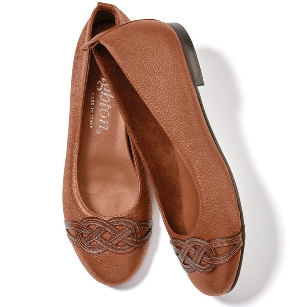 BRIGHTON Brigit Ballerinas NWOT.
